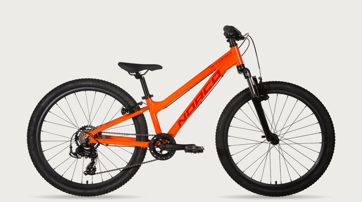 norco mountain bike orange